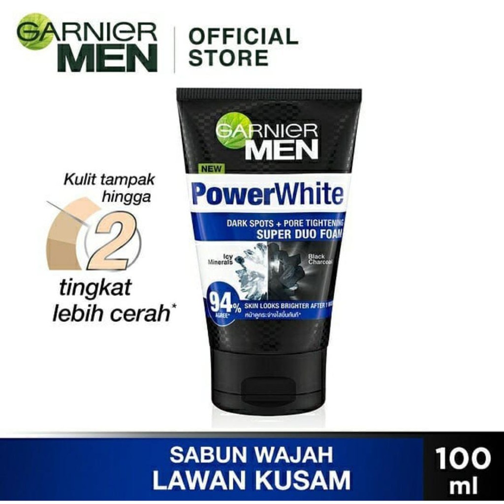 FACE WASH GARNIER MEN POWER WHITE