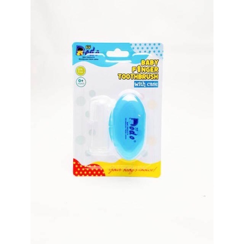 DODO Sikat Lidah Bayi Baby Finger Toothbrush With Case Dodo / Bpa Free