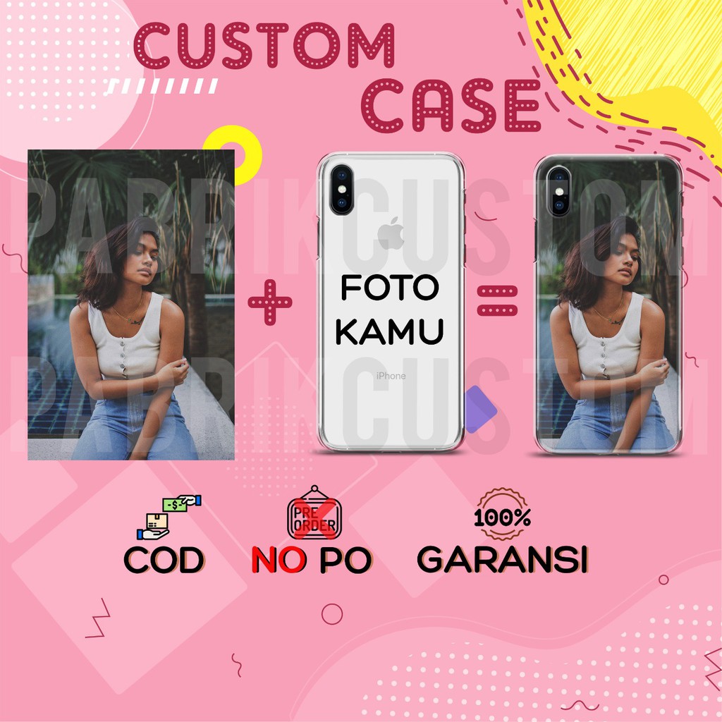  COD GARANSI Custom Case PREMIUM Softcase ANTICRACK 