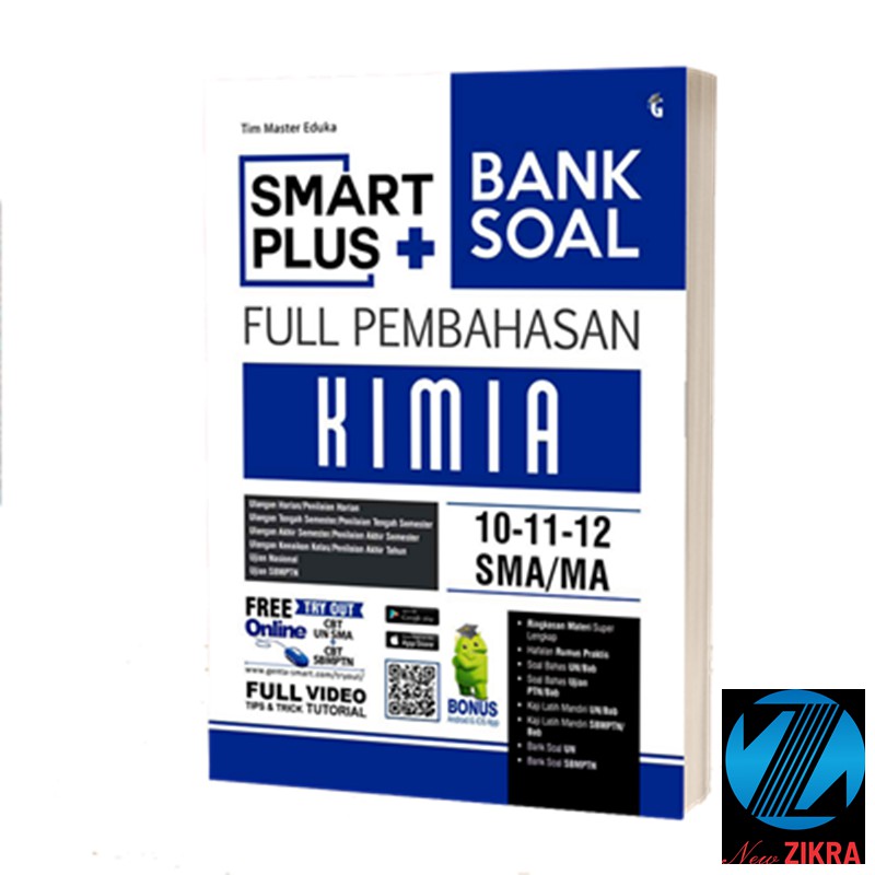 BUKU PELAJAR SMA SMART PLUS KIMIA SMA/MA BANK SOAL FULL PEMBAHASAN
