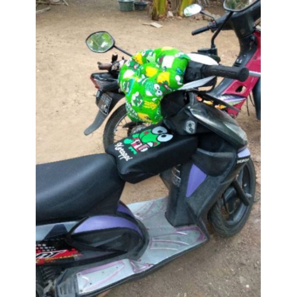 Murah / Satu set jok motor anak + bantal stang/ Jok boncengan anak murah + Bantal stang