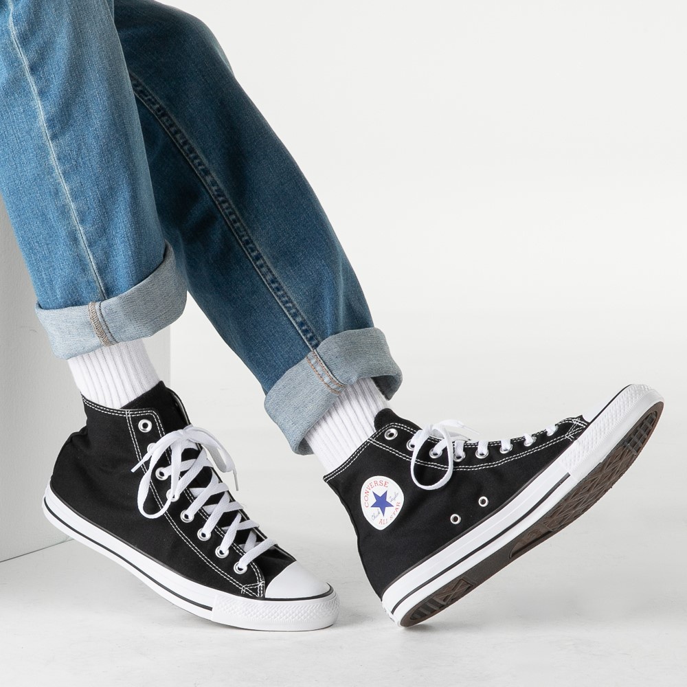 SEPATU CONVERSE HIGH HITAM / BLACK (ORIGINAL 100%)