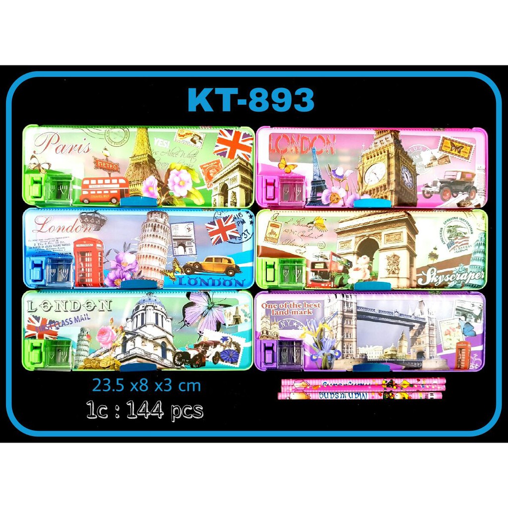 

Tempat Pensil Magnet Isi Motif London/Paris KT-893