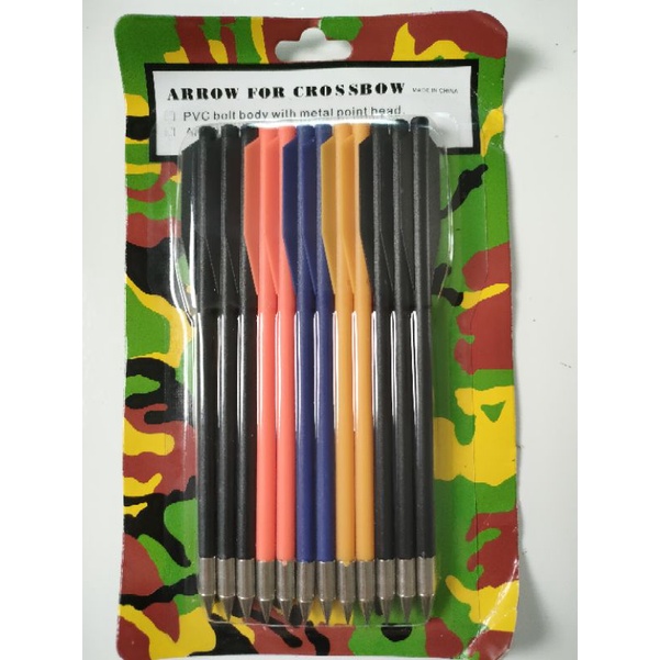 Anak Panah  6mm Bolt PVC isi 12