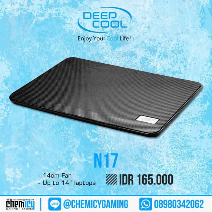 Deep Cool N17 Cooling Pad / Fan Laptop