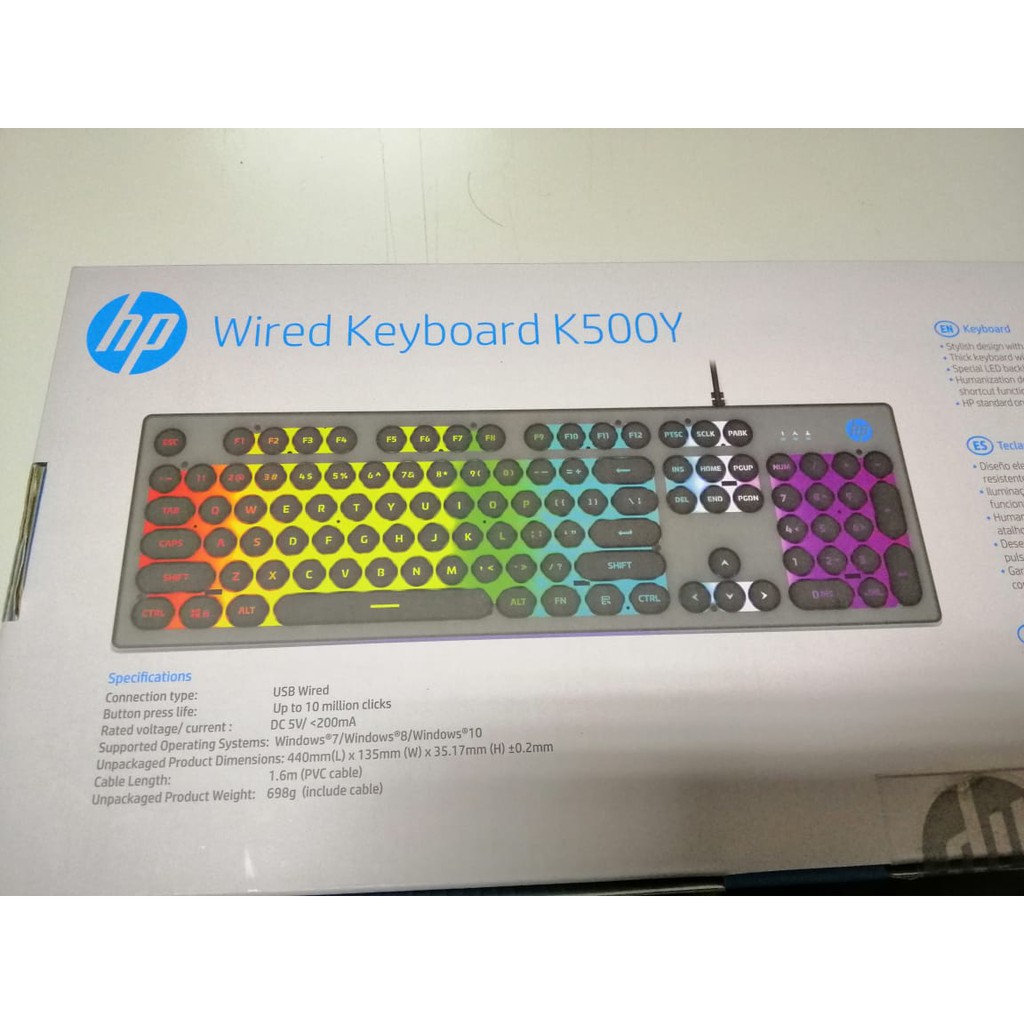 Keyboard Gaming HP K500Y original