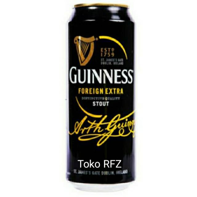 GUINNESS Beer Hitam 500 ml ( 1 karton ) isi 24 pcs
