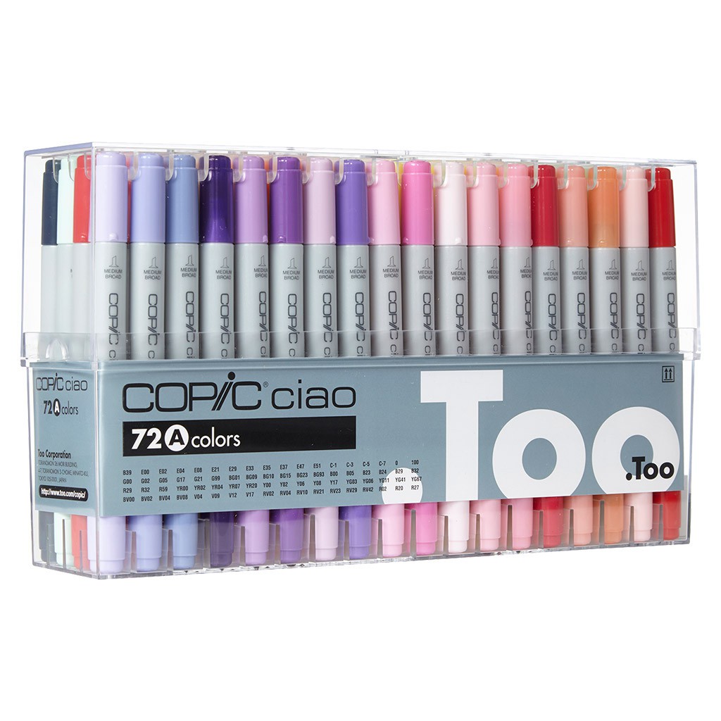 

COPIC CIAO 72 Color Set A - Ref.CCM/72A