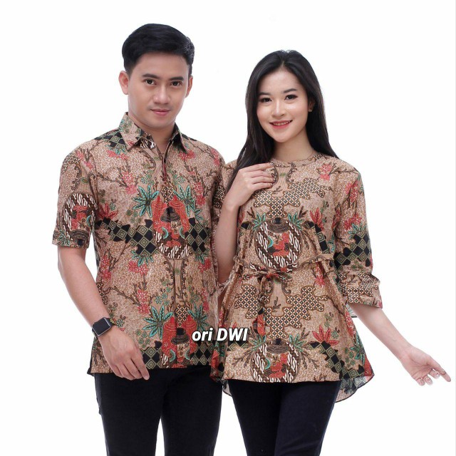 Kemeja Batik Lengan Pendek Manggarabu Batik Full Print Dewasa M L Xl Xxl