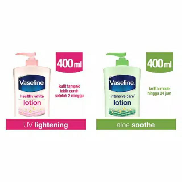 Vaseline hand body 400ml