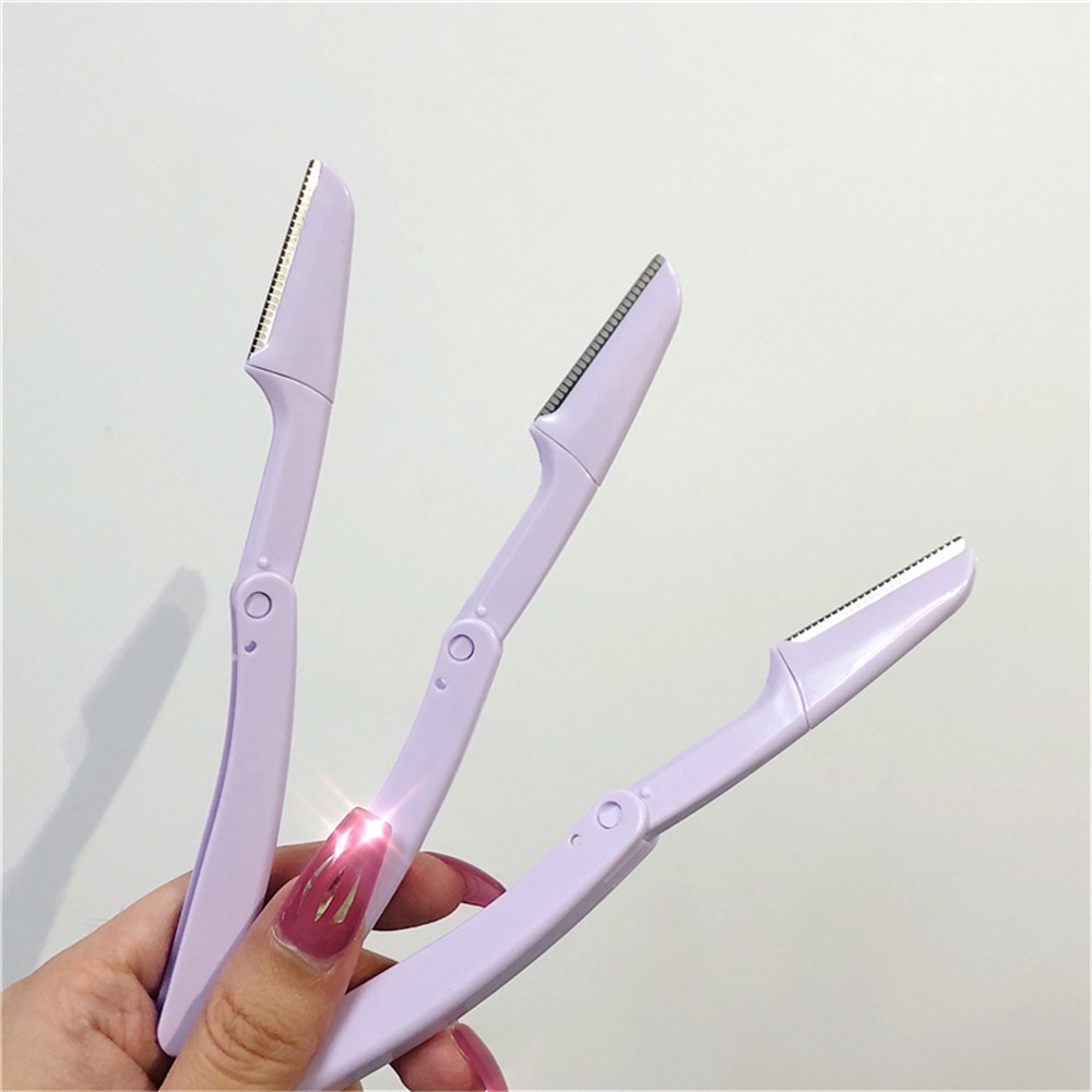 3 Pcs Pisau Cukur Alis Model Lipat Untuk Kecantikan