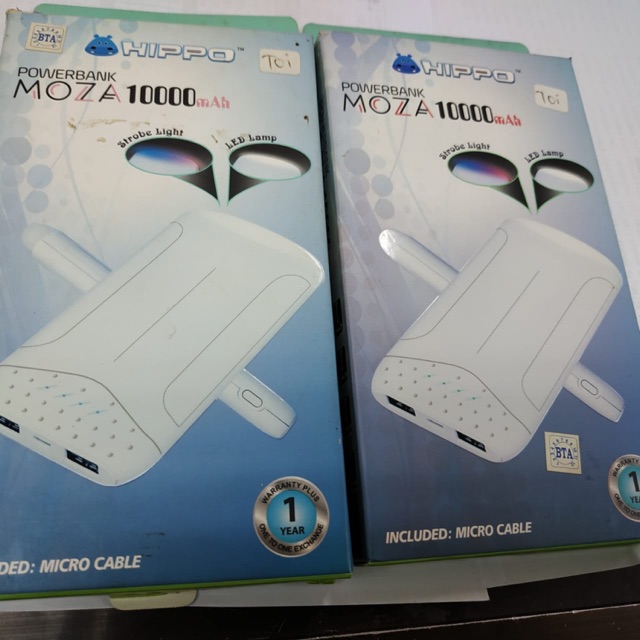 Power Bank Hippo MOZA 10000mah