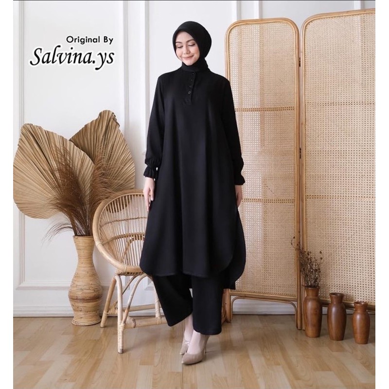 ONE SET SETELAN MANONA DAILY BUSUI TUNIK WANITA SET MOSCREPE  REMAJA KONDANGAN-2