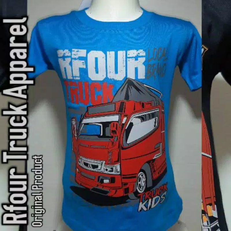 KAOS DISTRO ANAK GAMBAR TRUCK