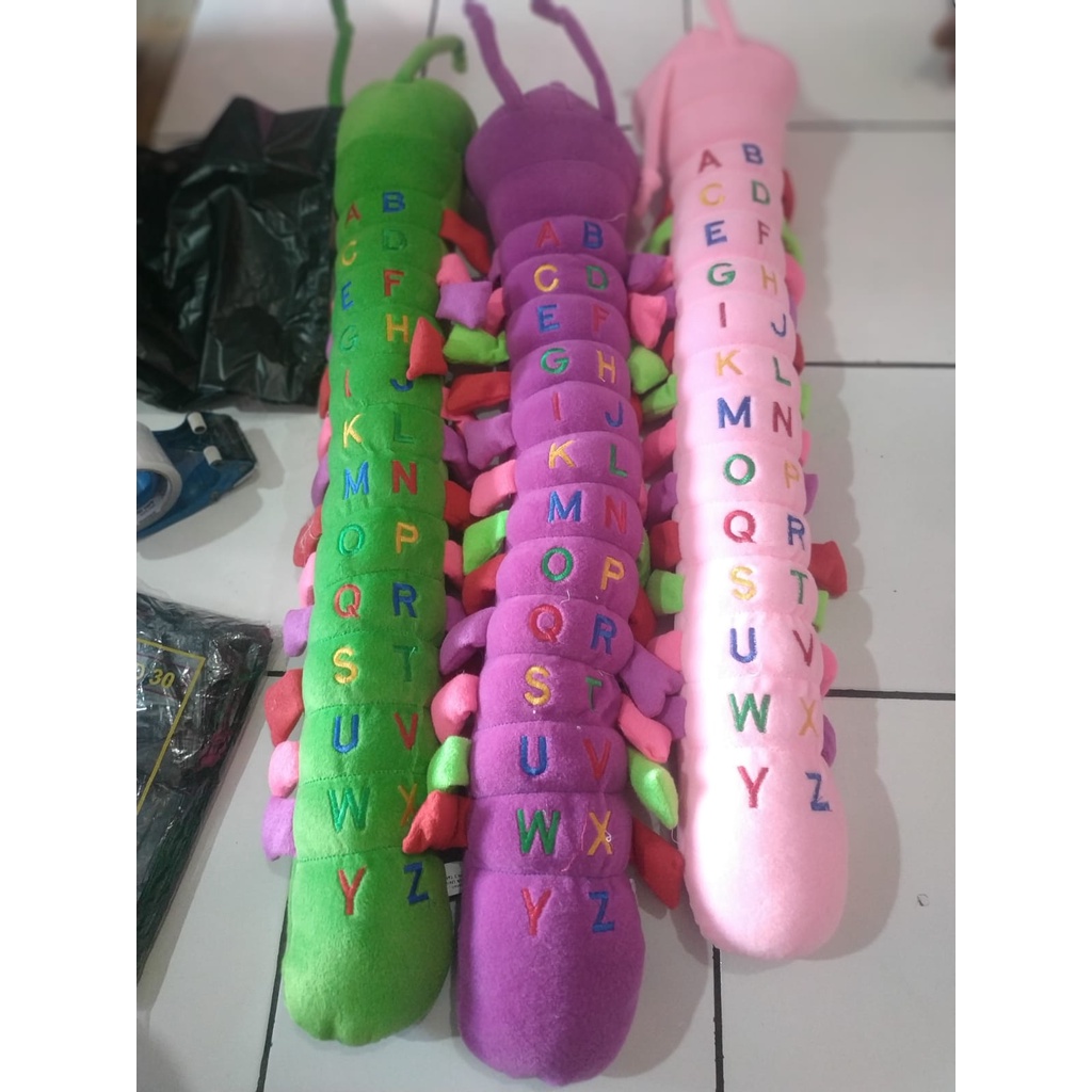 BONEKA ULIL UKURAN XL BONEKA ULIL ULAT LUCU