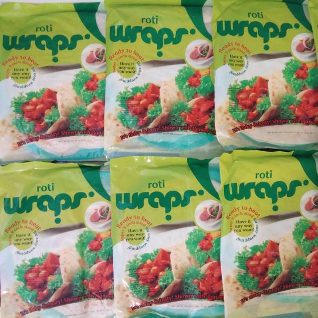 

Roti Wraps Kawan Food isi 6 lembar 360 gram