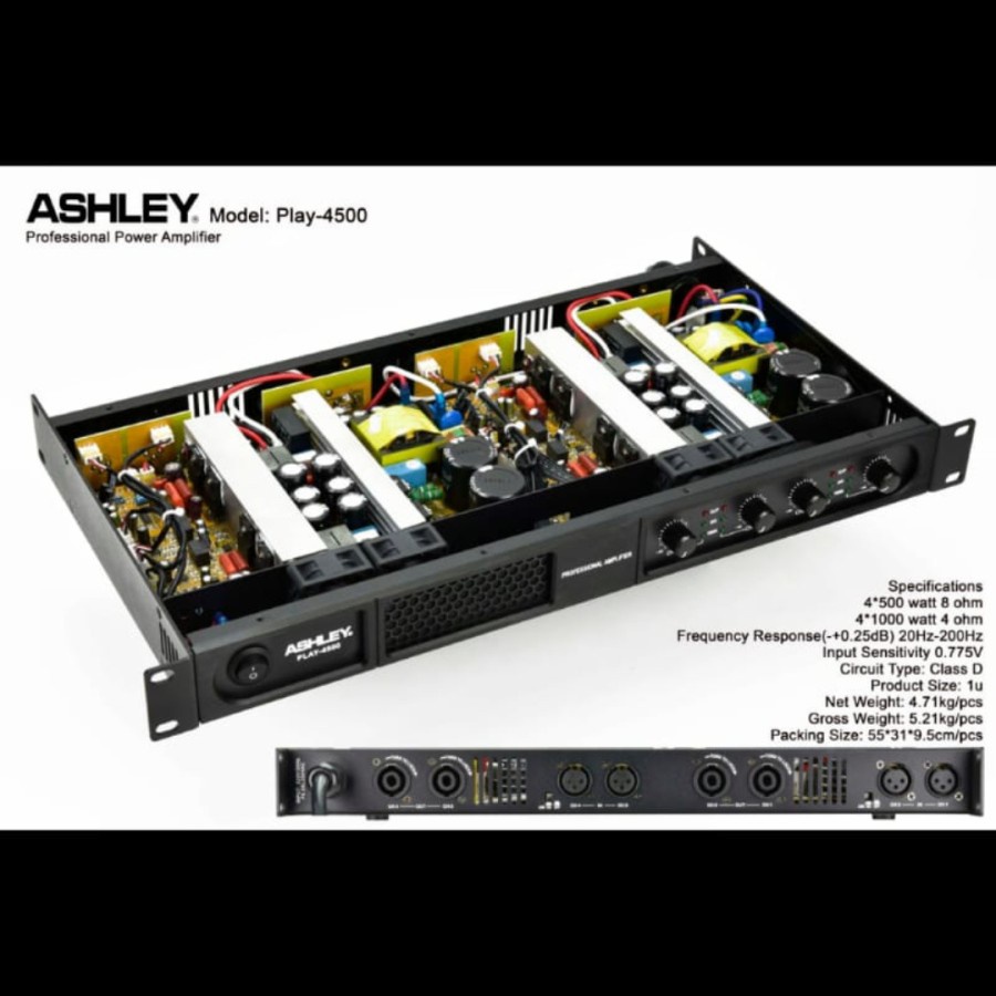 Power amplifier ashley play 4500