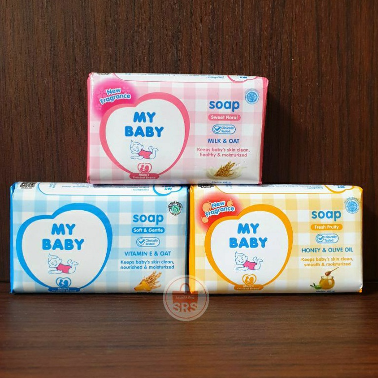 Bath Soap 60g | My Baby Sabun Batang Bayi | Sabun Bayi (SABUN BATANG MY BABY)