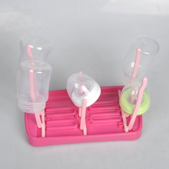 [1KG 7PCS] Babyland Drying Rack Rak Pengering Botol Susu Bayi Lipat Portable Multifungsi