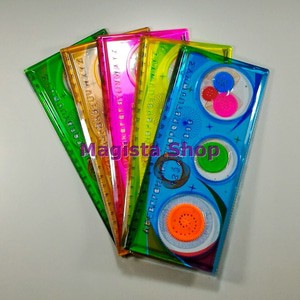 

2 pcs Penggaris Bunga Spirograph