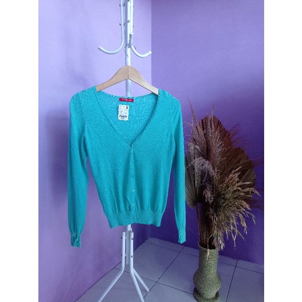cardigan hijau