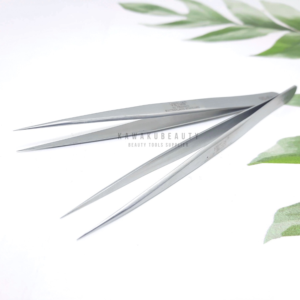 Tweezer Vetus Original For Eyelash Extension 7-SA / 00-SA/ SS-SA / 6A-SA / pencapit bulu mata palsu