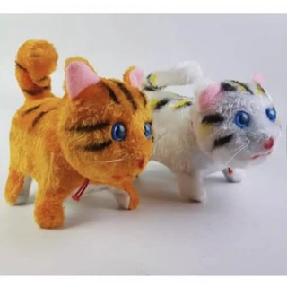 Image of Mainan boneka kucing joget bisa maju mundur dan mainan boneka anjing robot