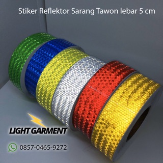 Stiker Reflektor KIR DISHUB Skotlet Pemantul Cahaya Sarang Stiker Reflektor KIR DISHUB Skotlet Pemantul Cahaya Sarang