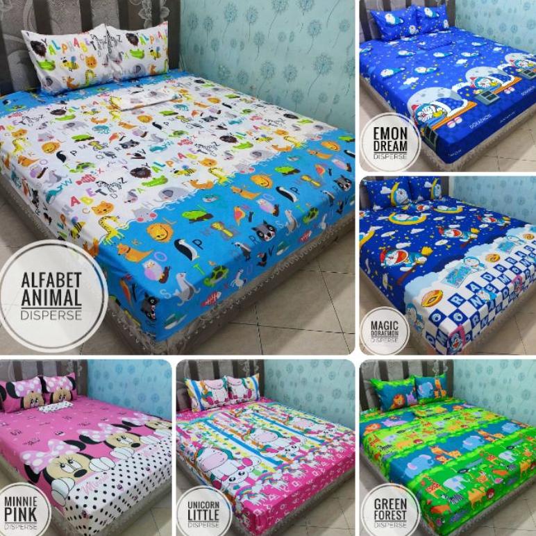 SPREI HOMEMADE MOTIF KARAKTER SPREI KARAKTER SPREI MOTIF ANAK TERLARISS...,,,,,
