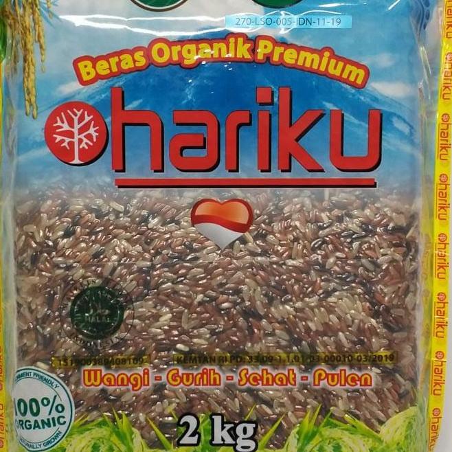 

Beras Mix (Merah-Coklat-Hitam) Organik Hariku 2 kg