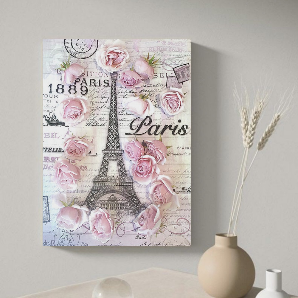 Hiasan dinding Vintage Dekorasi Rumah Poster EIFFEL Hiasan Kamar Pajangan PARIS