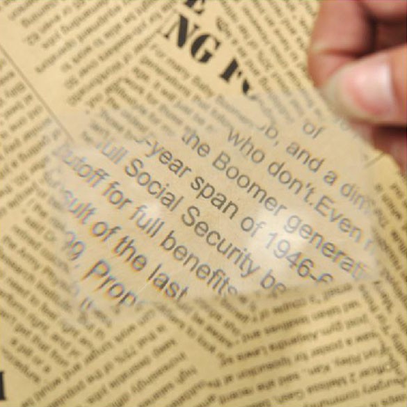 1 Piece 8.5*5.5 CM 3 X Magnifier Magnification Magnifying Fresnel Lens Pocket Credit Card Size Tool