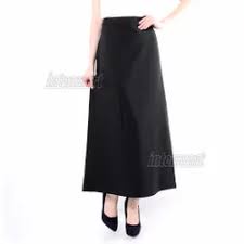 ROK A LINE SCUBA PREMIUM~ROK KERJA~ROK PANJANG~ROK LINE A BASIK SKIRT