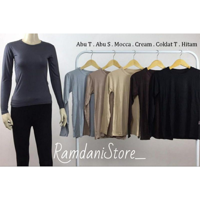 Manset Baju Premium Basic Leher Oblong, Manset Lengan Panjang, Manset Badan kerah Oblong, kaos premium, Manset