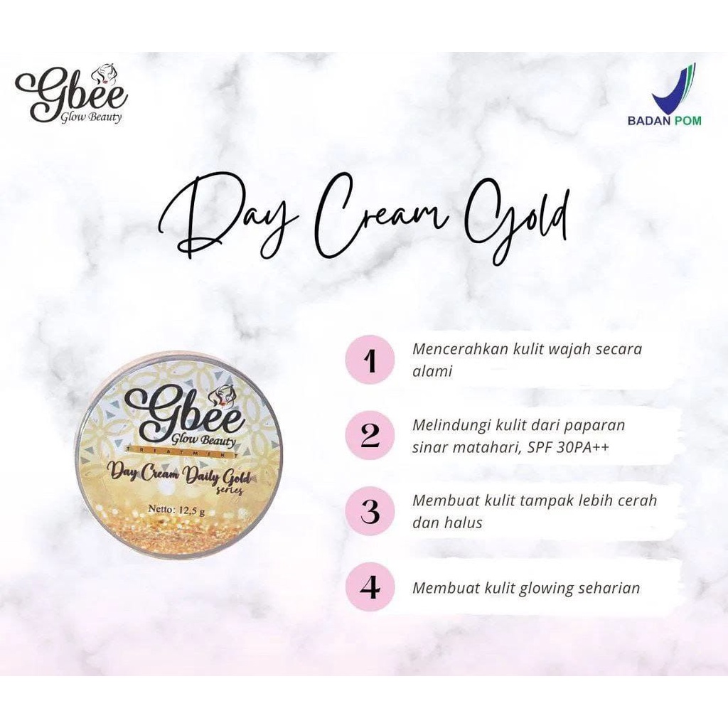 Paket Kombinasi Kinclong gbee GLOW BEAUTY PERAWATAN WAJAH skincare glowing terlaris termurah-3