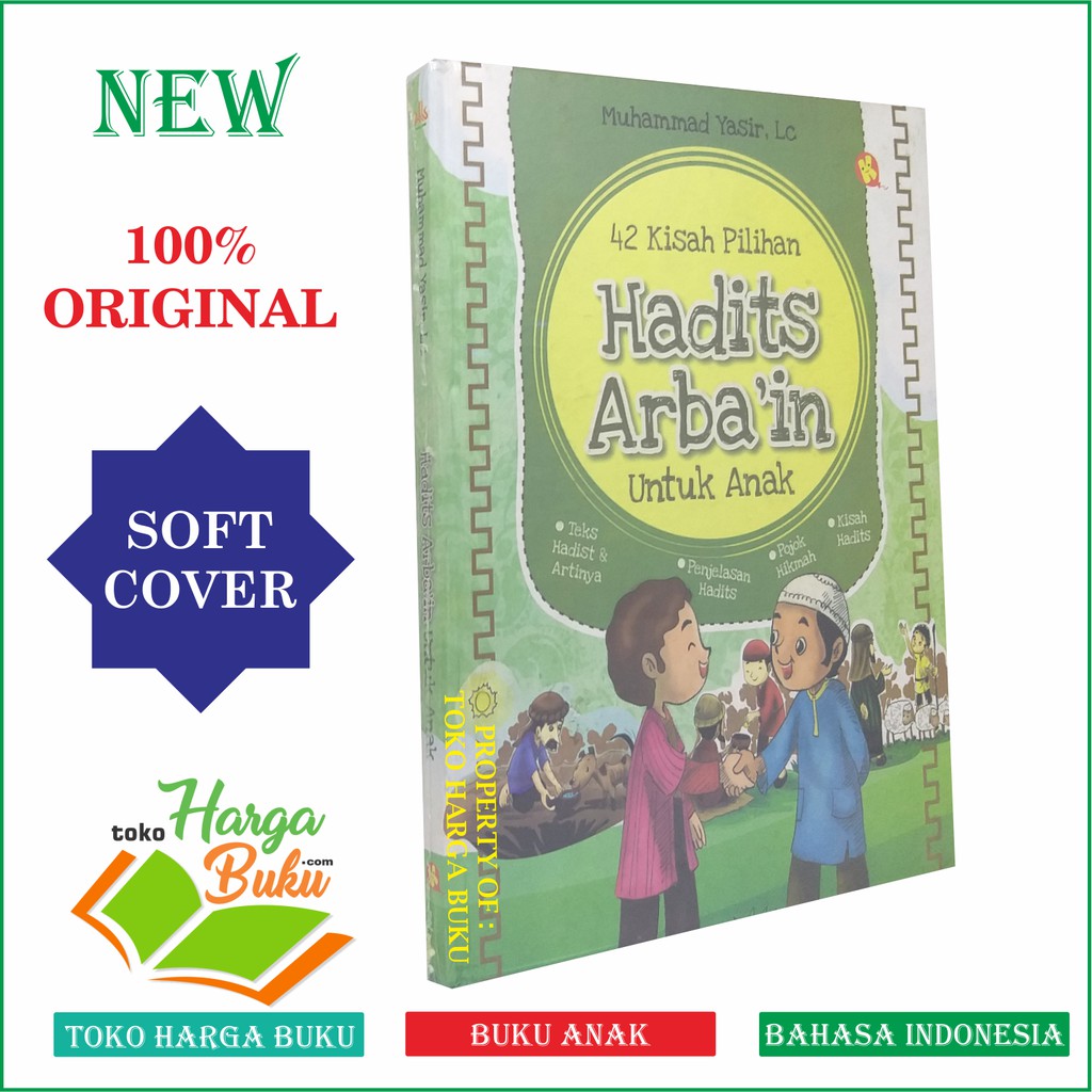 Foto 42 Kisah Pilihan Hadits Arbain untuk Anak ORI - Pustaka Alkautsar