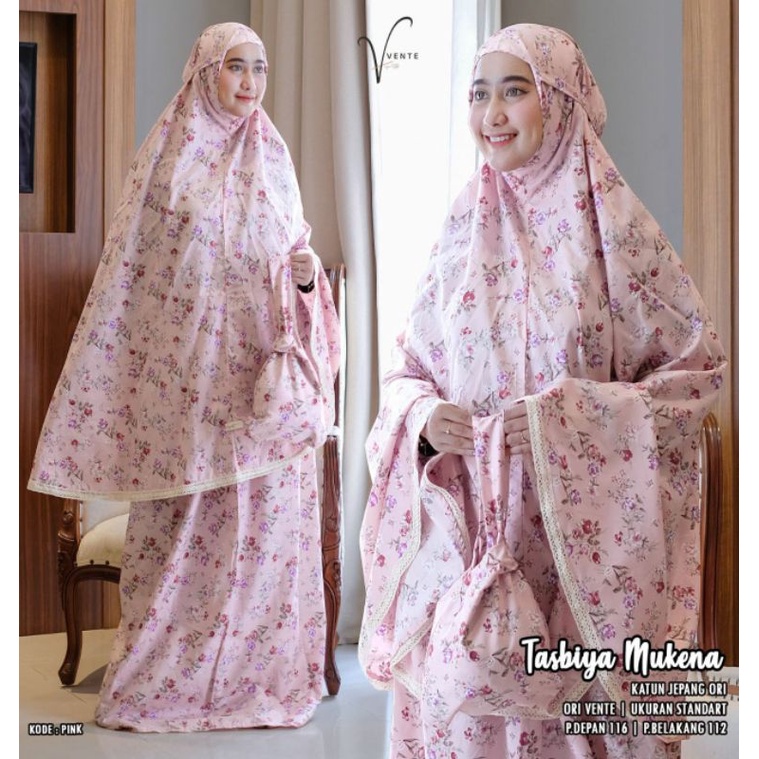 Mukena Dewasa Motif Original Vente Mukena Tasbiya