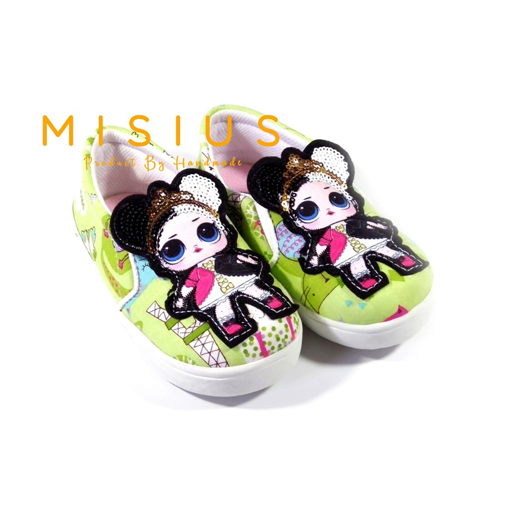 MISIUS Sepatu Anak Slip On Character LOL - PINK