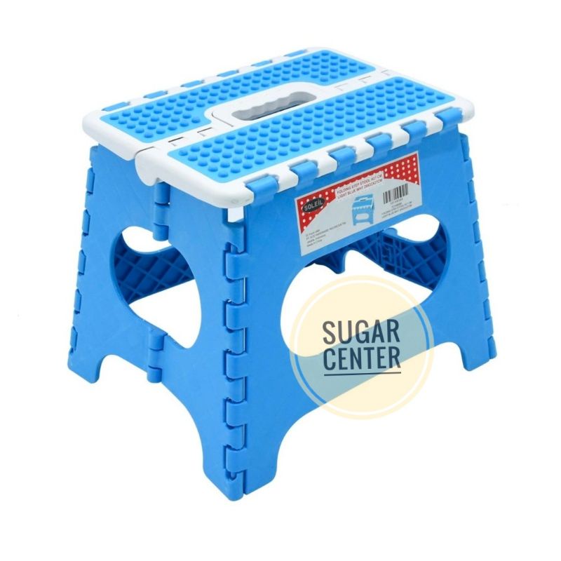 Soleil Bangku Pijak Lipat/Bangku Duduk/Bangku Lipat/Bangku Pijak/Kursi Lipat 27cm