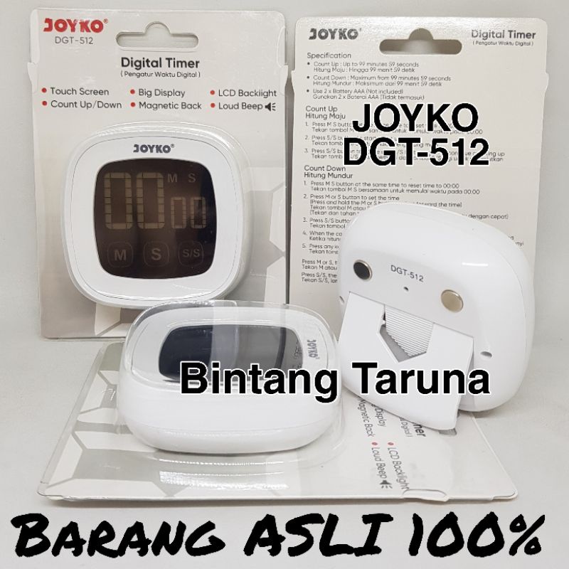 Digital Kitchen Timer JOYKO Timer Dapur JOYKO Pengukur waktu JOYKO Timer Digital