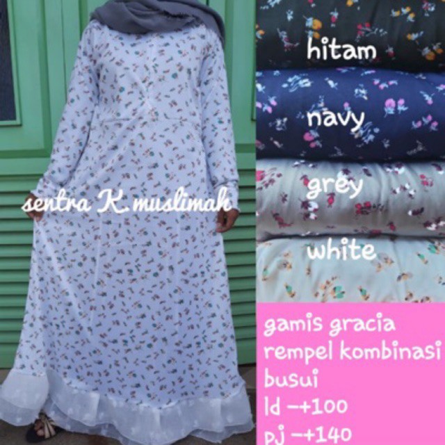 Gamis murah/gamis hyget/gamis  hyget(GAMIS SAJA TANPA HIJAB)
