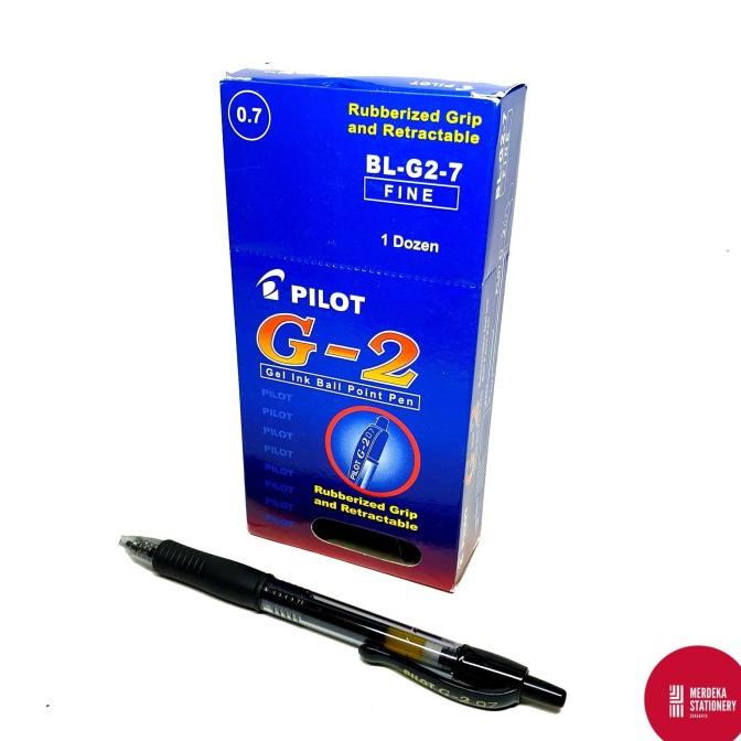 

[COD] (ISI 12)Bolpen/Bolpoint/Pulpen Cetekan/Click Pilot G-2/G2 F 0.7 HTM/BR STOK TERBATAS Kode 504