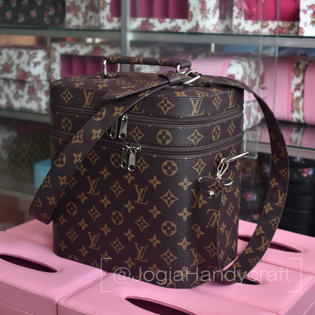 ADA TALI SLEMPANG - EXCLUSIVE TAS KOSMETIK BESAR ORIGINAL / BEAUTYCASE /  POUCH MAKE UP