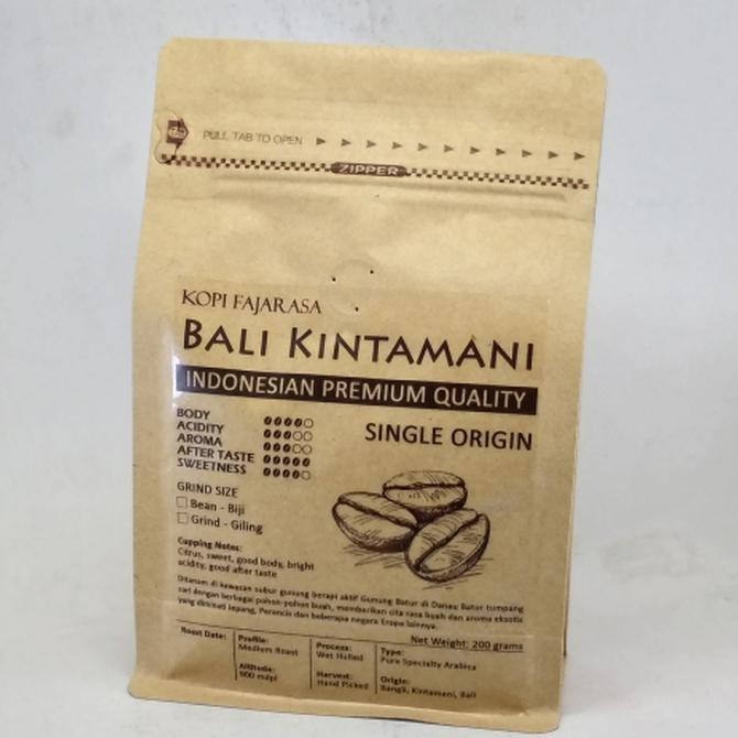 

Kopi Fajarasa Bali Kintamani Biji Kopi Arabica 200 gram