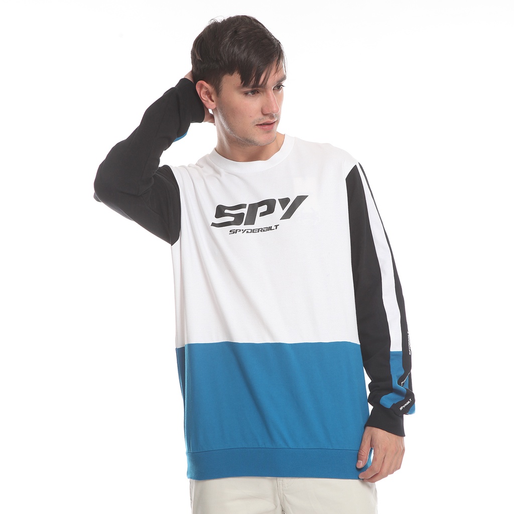 Spyderbilt Sweater Pria Biru Spy (MSWT027-BLU) Planetsurf