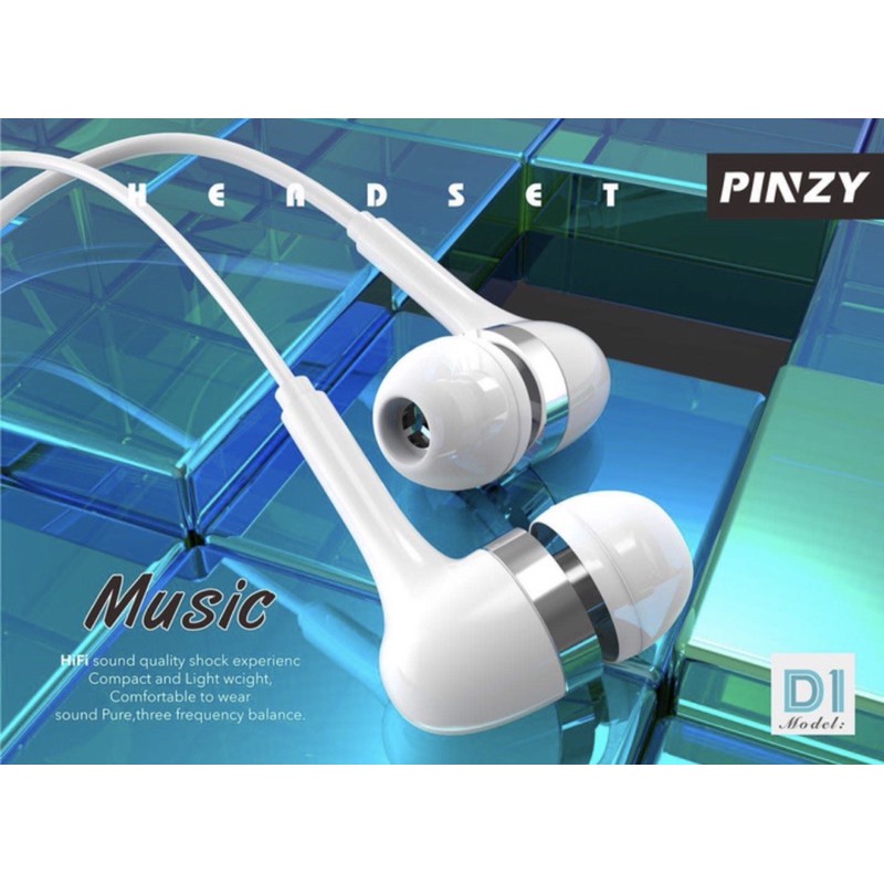 Earphone PINZY Original D1 Series - Headset D1 Series