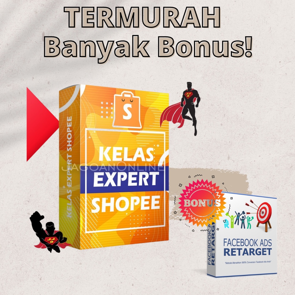 Termurah Ecourse Shopee Expert - Kaya Dari Marketplace