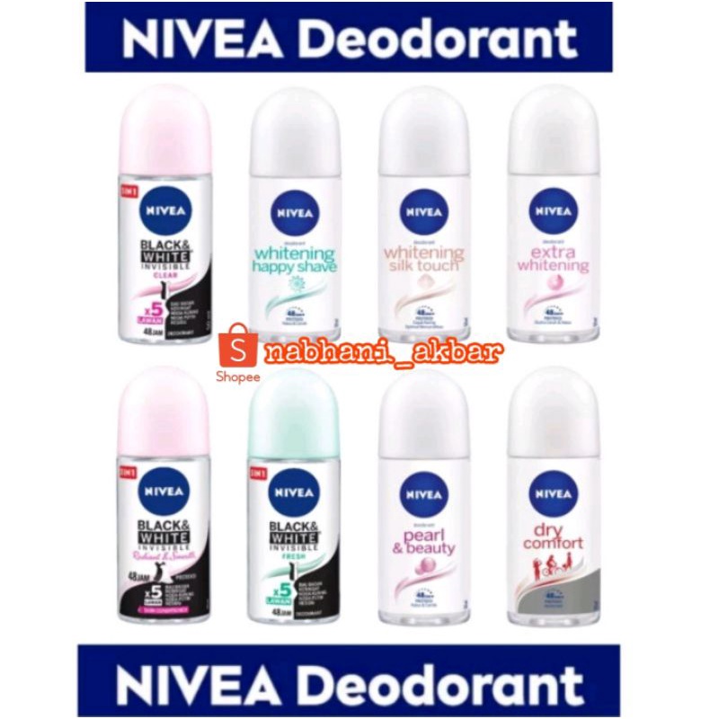 NIVEA Deodorant Roll-On 50ml FEMALE / WOMEN