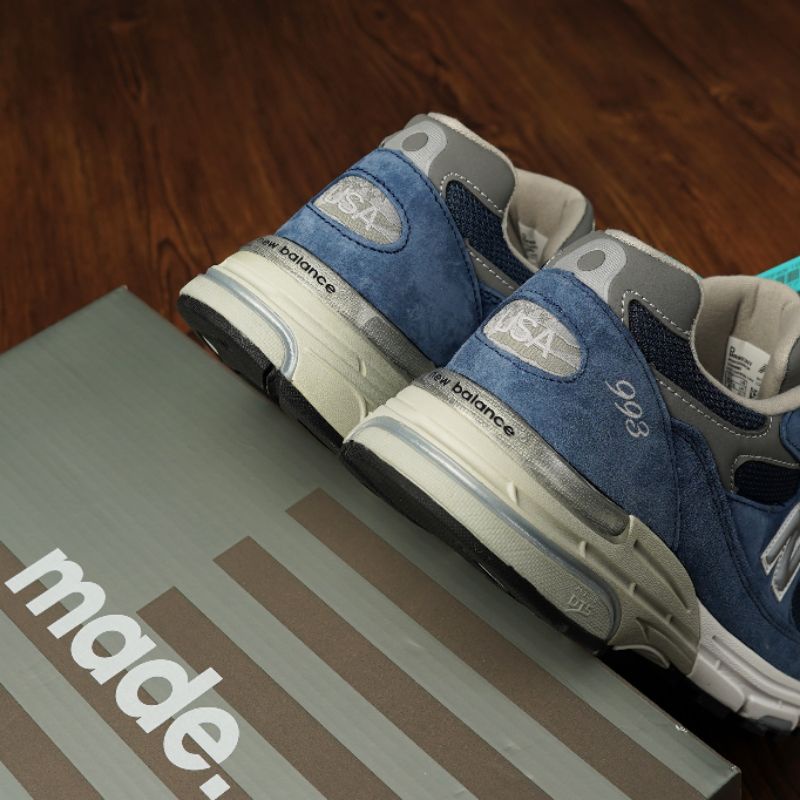 New Balance Made in US 993 Vintage Indigo Grey