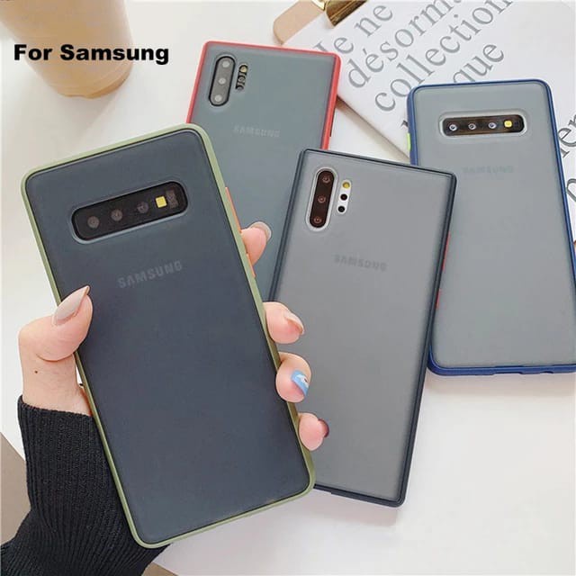 CASE MATTE SAMSUNG GALAXY S10 PLUS TRANSPARAN FUZE MACARON MY CHOICE - FA